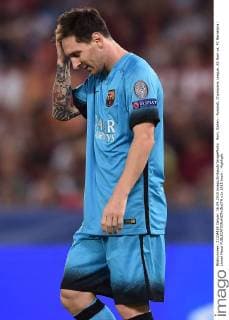 Rom, Italien - Fussball, Champions League, AS Rom vs. FC Barcelona: Lionel Messi 