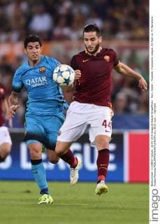 Rom, Italien - Fussball, Champions League, AS Rom vs. FC Barcelona: Kostas Manolas 