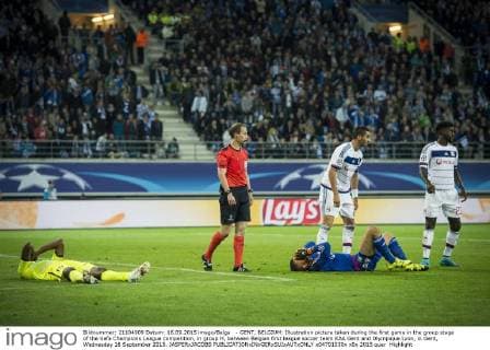 - GENT, BELGIUM: Illustration picture taken during the first game in the group stage of the Uefa Champions League competition, in group H, between Belgian first league soccer team KAA Gent and Olympique Lyon, in Gent, Wednesday 16 September 2015. JASPERxJACOBS  x04701530x