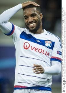 - GENT, BELGIUM: Lyon s Alexandre Lacazette pictured during the first game in the group stage of the Uefa Champions League competition, in group H, between Belgian first league soccer team KAA Gent and Olympique Lyon, in Gent, Wednesday 16 September 2015. JASPERxJACOBS  x04701595x