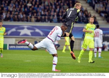 CLAUDIO BEAUVUE (ol) - Fussball, Champions League, KAA Gent vs. Olympique Lyon - 16 09 2015 AnthonyBIBARD FEP Panoramic