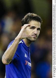 16.09.2015. London, England. Champions League. Chelsea versus Macabbi Tel Aviv. Chelsea s Cesc Fabregas celebrates his goal in the 78th minute xCraigxMercerx  ActionPlus11660922