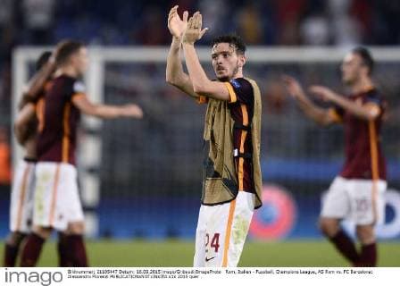 Rom, Italien - Fussball, Champions League, AS Rom vs. FC Barcelona: Alessandro Florenzi