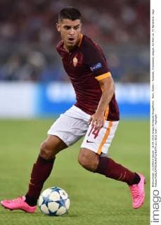 Rom, Italien - Fussball, Champions League, AS Rom vs. FC Barcelona: Iago Falque 