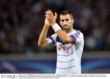 MAXIME GONALONS (ol) - Fussball, Champions League, KAA Gent vs. Olympique Lyon - 16 09 2015 AnthonyBIBARD FEP Panoramic 