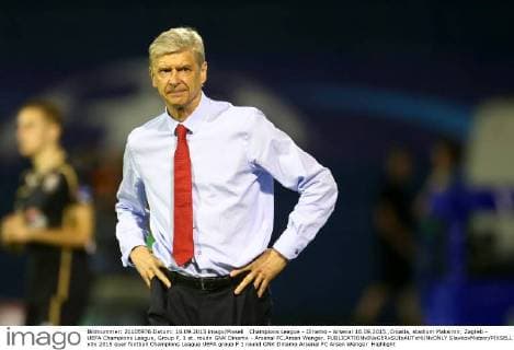 Champions League - Dinamo - Arsenal 16.09.2015.,Croatia, stadium Maksimir, Zagreb - UEFA Champions League, Group F, 1 st. roudn GNK Dinamo - Arsenal FC.Arsen Wenger.  SlavkoxMidzor PIXSELL