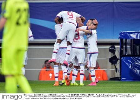 EQUIPE DE FOOTBALL DE LYON - Fussball, Champions League, KAA Gent vs. Olympique Lyon - 16 09 2015 AnthonyBIBARD FEP Panoramic 