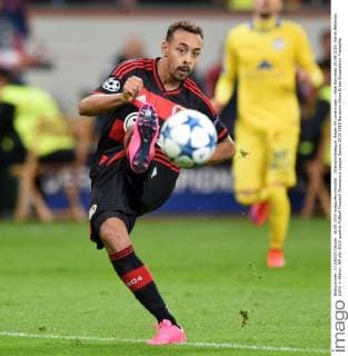 Championsleague: Bayer 04 Leverkusen - Bate Baryssau 16.09.2015. Karim Bellarabi (LEV) in Aktion. HM