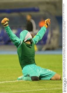 Zagreb, 16.9.2015., Stadion Maksimir, Champions League, group F, GNK Dinamo Zagreb (blue) 2:1 Arsenal FC (white) Eduardo (GK-34)