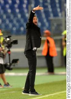 IPP20150916 Football - soccer: UEFA Champions League, AS Rom - Barcellona, l allenatore Enrique (Hinweis: Verwendung nur in Deutschland - only Germany) xHOCHxZWEIx xItalyxPhotoxPressx 