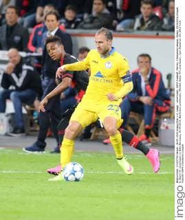 Leverkusen, UEFA Fussball, Herren, Champions League, Saison 2015 2016,Gruppe E, Bayer 04 Leverkusen vs Bate Baryssau, 16.09.2015, BayArena Leverkusen, Wendel, Bayer 04 Leverkusen , Igor Stasevich