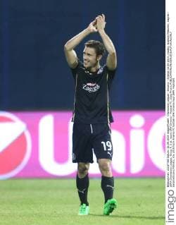Champions League - Dinamo - Arsenal 16.09.2015.,Croatia, stadium Maksimir, Zagreb - UEFA Champions League, Group F, 1 st. round GNK Dinamo - Arsenal FC. Josip Pivaric  SanjinxStrukic PIXSELL