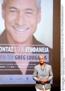 Sept. 16, 2015 - Athens, GREECE - Olympic diver Greg Louganis share with Greeks his personal story and his insights on living with HIV AIDS. Olympian Louganis speaks on living with HIV - ZUMAv62_