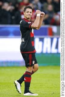 HERNANDEZ Javier Team Bayer 04 Leverkusen jubelt nach seinem Tor UEFA Champions League Gruppe E Spiel Bayer 04 Leverkusen-FC Bate Borisov 4 : 1 am 16.September 2015 in der BayArena in Leverkusen 