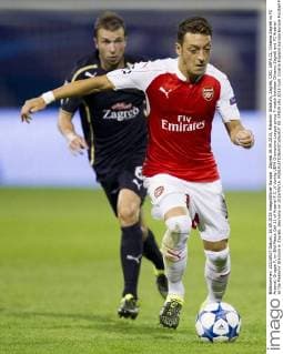 Zagreb 16.09.2015, Maksimir Stadium, Zagreb, CRO, UEFA CL, Dinamo Zagreb vs FC Arsenal, Gruppe F, im Bild Mesut Ozil 11 of Arsenal F.C. during UEFA Champions League group F match between Dinamo Zagreb and FC Arsenal at the Maksimir Stadium in Zagreb, Germany on 2015 09 16.  EX_SPIDA  