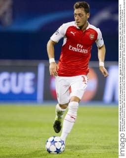 Zagreb 16.09.2015, Maksimir Stadium, Zagreb, CRO, UEFA CL, Dinamo Zagreb vs FC Arsenal, Gruppe F, im Bild Mesut Ozil 11 of Arsenal F.C. during UEFA Champions League group F match between Dinamo Zagreb and FC Arsenal at the Maksimir Stadium in Zagreb, Germany on 2015 09 16.  EX_SPIDA  