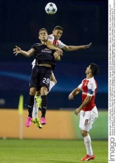Zagreb 16.09.2015, Maksimir Stadium, Zagreb, CRO, UEFA CL, Dinamo Zagreb vs FC Arsenal, Gruppe F, im Bild Marko Pjaca 20 of GNK Dinamo Zagreb during UEFA Champions League group F match between Dinamo Zagreb and FC Arsenal at the Maksimir Stadium in Zagreb, Germany on 2015 09 16.  EX_SPIDA  