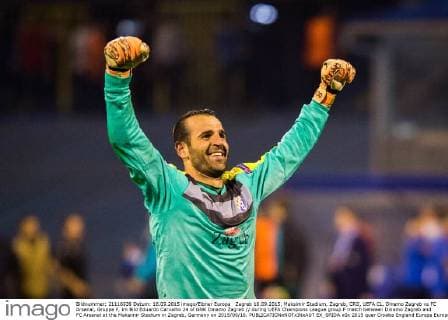 Zagreb 16.09.2015, Maksimir Stadium, Zagreb, CRO, UEFA CL, Dinamo Zagreb vs FC Arsenal, Gruppe F, im Bild Eduardo Carvalho 24 of GNK Dinamo Zagreb during UEFA Champions League group F match between Dinamo Zagreb and FC Arsenal at the Maksimir Stadium in Zagreb, Germany on 2015 09 16.  EX_SPIDA  
