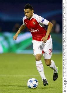 Zagreb 16.09.2015, Maksimir Stadium, Zagreb, CRO, UEFA CL, Dinamo Zagreb vs FC Arsenal, Gruppe F, im Bild Francis Coquelin 34 of Arsenal F.C. during UEFA Champions League group F match between Dinamo Zagreb and FC Arsenal at the Maksimir Stadium in Zagreb, Germany on 2015 09 16.  EX_SPIDA  