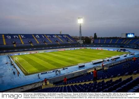 Zagreb 16.09.2015, Maksimir Stadium, Zagreb, CRO, UEFA CL, Dinamo Zagreb vs FC Arsenal, Gruppe F, im Bild Stadium Maksimir during UEFA Champions League group F match between Dinamo Zagreb and FC Arsenal at the Maksimir Stadium in Zagreb, Germany on 2015 09 16.  EX_SPIDA  