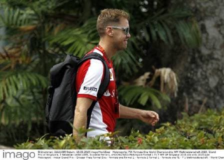 Motorsports: FIA Formula One World Championship WM Weltmeisterschaft 2015, Grand Prix of Singapore, 5 Sebastian Vettel (GER, Scuderia Ferrari), xHOCHxZWEIx