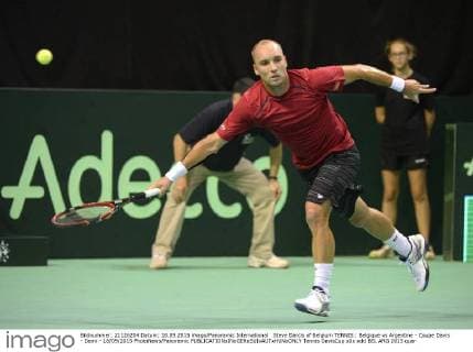 Steve Darcis of Belgium TENNIS : Belgique vs Argentine - Coupe Davis - Demi - 18 09 2015 PhotoNews Panoramic 