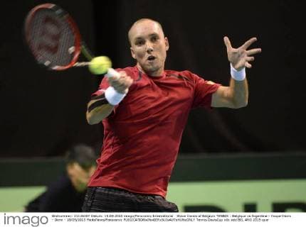 Steve Darcis of Belgium TENNIS : Belgique vs Argentine - Coupe Davis - Demi - 18 09 2015 PhotoNews Panoramic 