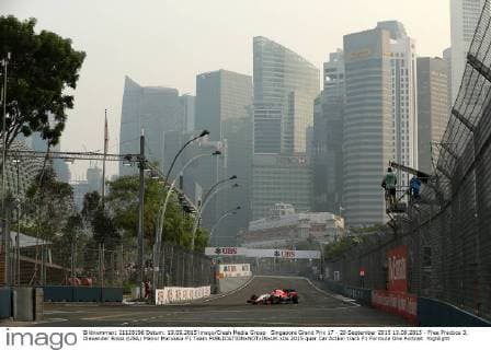 Singapore Grand Prix 17 - 20 September 2015 19.09.2015 - Free Practice 3, Alexander Rossi (USA) Manor Marussia F1 Team 