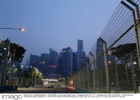 Singapore Grand Prix 17 - 20 September 2015 19.09.2015 - Free Practice 3, Felipe Massa (BRA) Williams F1 Team FW37 