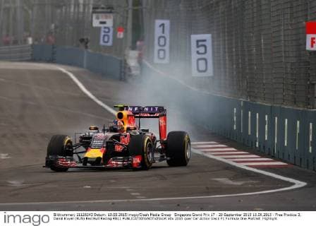 Singapore Grand Prix 17 - 20 September 2015 19.09.2015 - Free Practice 3, Daniil Kvyat (RUS) Red Bull Racing RB11 