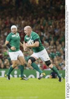 Rugby Union - 2015 Rugby World Cup - Pool D: Ireland vs. Canada Paul O Connell of Ireland attacks at the Millennium Stadium. COLORSPORT WINSTON BYNORTH 
