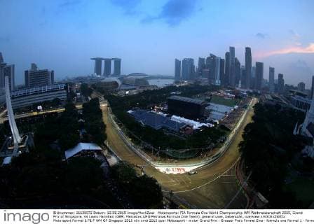Motorsports: FIA Formula One World Championship WM Weltmeisterschaft 2015, Grand Prix of Singapore, 44 Lewis Hamilton (GBR, Mercedes AMG Petronas Formula One Team), general view, Uebersicht, overview xHOCHxZWEIx