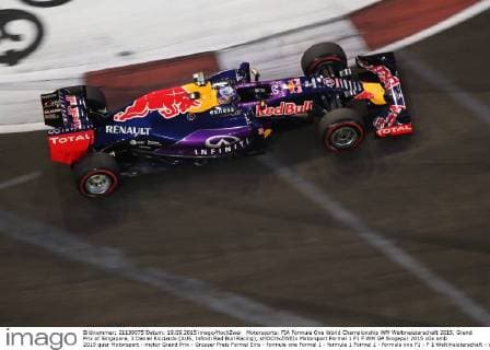 Motorsports: FIA Formula One World Championship WM Weltmeisterschaft 2015, Grand Prix of Singapore, 3 Daniel Ricciardo (AUS, Infiniti Red Bull Racing), xHOCHxZWEIx