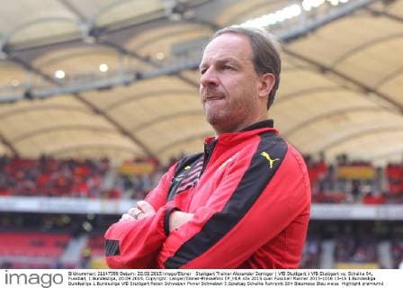Stuttgart Trainer Alexander Zorniger ( VfB Stuttgart ) VfB Stuttgart vs. Schalke 04, Fussball, 1.Bundesliga, 20.09.2015, Copyright: Langer Eibner-Pressefoto EP_HLR