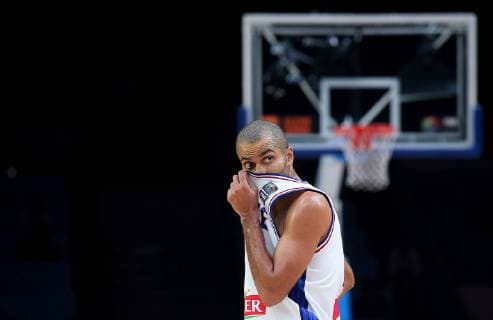 Eurobasket France Serbia - Lille, France 20.09.2015., France, Lille - Pierre Mauroy stadium - EuroBasket 2015, match for third place, France - Serbia. Tony Parker.  IgorxKralj PIXSELL