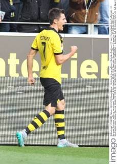 Dortmund Jonas Hofmann (Borussia Dortmund 7) beim Torjubel nach dem Treffer zum 1:0 Borussia Dortmund vs Bayer Leverkusen, Fussball, 1. Bundesliga, 20.09.2015, Copyright: Schueler Eibner-Pressefoto EP_JSE