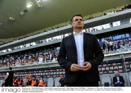 Willy Sagnol (gir) FOOTBALL : Bordeaux vs Toulouse - 6eme journee de LIGUE1 - 20 09 2015 ThierryBreton Panoramic 