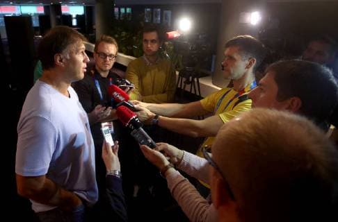 Sarunas Marciulionis Eurobasket 2015 press conference PK Pressekonferenz - Lille, France 19.09.2015., France, Lille - EuroBasket 2105 Press Conference 2015 Class of the FIBA Hall of Fame. Former basketball player Sarunas Marciulionis.  IgorxKralj PIXSELL