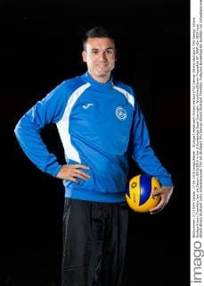 Stuttgart Headcoach Srdjan Veckov (TSV Georgii Allianz Stuttgart) TSV Georgii Allianz Stuttgart beim Teamfoto fuer die Saison 2015 2016 in der 2.Bundesliga Sued Copyright: Wuechner Eibner-Pressefoto EP_NWR