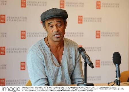 conference de presse Yannick Noah TENNIS : Yannick Noah wird als neuer Kapitän Teamchef der französischen Davis Cup Mannschaft präsentiert - 22 09 2015 TennisMagazine Panoramic 