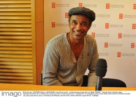 conference de presse Yannick Noah TENNIS : Yannick Noah wird als neuer Kapitän Teamchef der französischen Davis Cup Mannschaft präsentiert - 22 09 2015 TennisMagazine Panoramic 