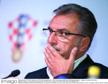 Ante Cacic press conference PK Pressekonferenz - Zagreb, Croatia 22.09.2015., Zagreb, Croatia - The press conference of Ante Cacic, the new coach of the Croatian national football team.  JuricaxGaloic PIXSELL