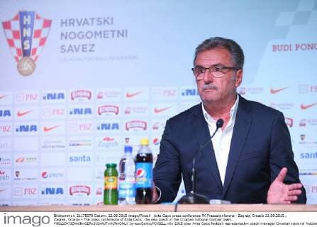 Ante Cacic press conference PK Pressekonferenz - Zagreb, Croatia 22.09.2015., Zagreb, Croatia - The press conference of Ante Cacic, the new coach of the Croatian national football team.  JuricaxGaloic PIXSELL