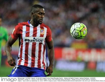 Atletico de Madrid Forward, Jackson Martinez - JACKSON MARTINEZ, number 11 . Round 5 of the BBVA league, soccer match between Atletico de Madrid - Getafe CF at the Vicente Calderon estadium, Madrid - Spain (ESP) by September 22, 2015. PHOTO: Gregorio Lopez. 
