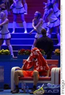 Tennis. St.Petrsburg Open 2015 . Mikhail Youzjny (RUS)