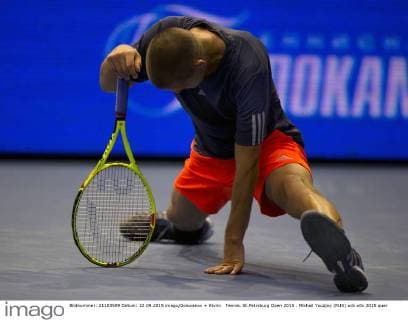 Tennis. St.Petrsburg Open 2015 . Mikhail Youzjny (RUS)