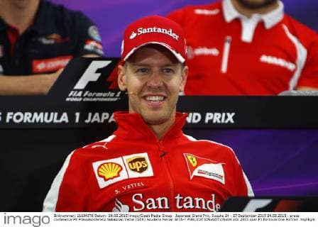 Japanese Grand Prix, Suzuka 24 - 27 September 2015 24.09.2015 - press conference PK Pressekonferenz Sebastian Vettel (GER) Scuderia Ferrari SF15-T 