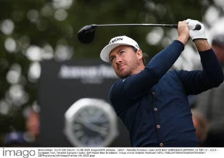 GOLF - Porsche European Open 2015 BAD GRIESBACH,GERMANY,24.SEP.15 - GOLF - European Tour, Porsche European Open, Golf Resort Bad Griesbach. Image shows Graeme Mcdowell (NIR). GEPAxpictures xAndreasxPranter