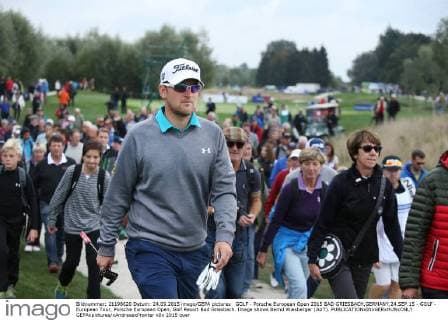 GOLF - Porsche European Open 2015 BAD GRIESBACH,GERMANY,24.SEP.15 - GOLF - European Tour, Porsche European Open, Golf Resort Bad Griesbach. Image shows Bernd Wiesberger (AUT). GEPAxpictures xAndreasxPranter