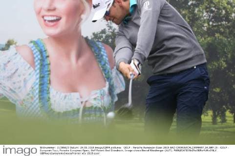 GOLF - Porsche European Open 2015 BAD GRIESBACH,GERMANY,24.SEP.15 - GOLF - European Tour, Porsche European Open, Golf Resort Bad Griesbach. Image shows Bernd Wiesberger (AUT). GEPAxpictures xAndreasxPranter